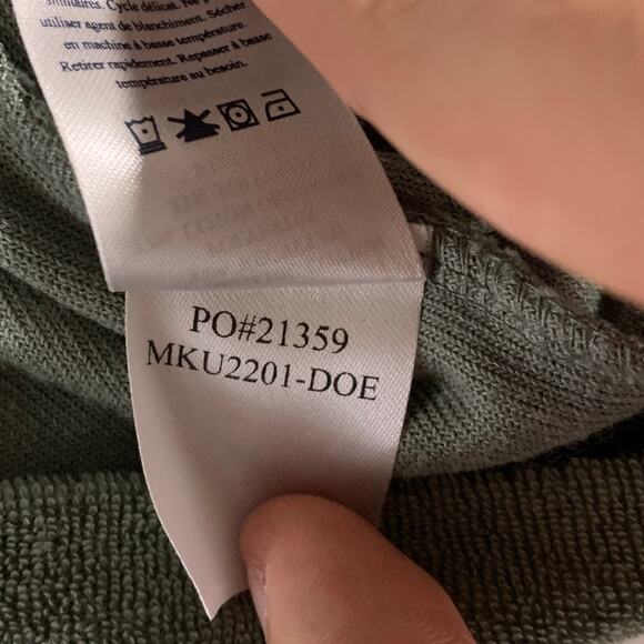 Faherty M Mens Cabana Baja Hoodie In Green Pull Over Fleece - Picture 10 of 10